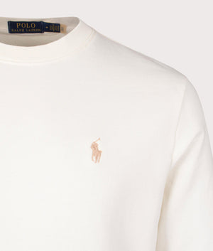 Loopback Terry Sweatshirt in Clubhouse Cream by Polo Ralph Lauren. EQVVS Shot.