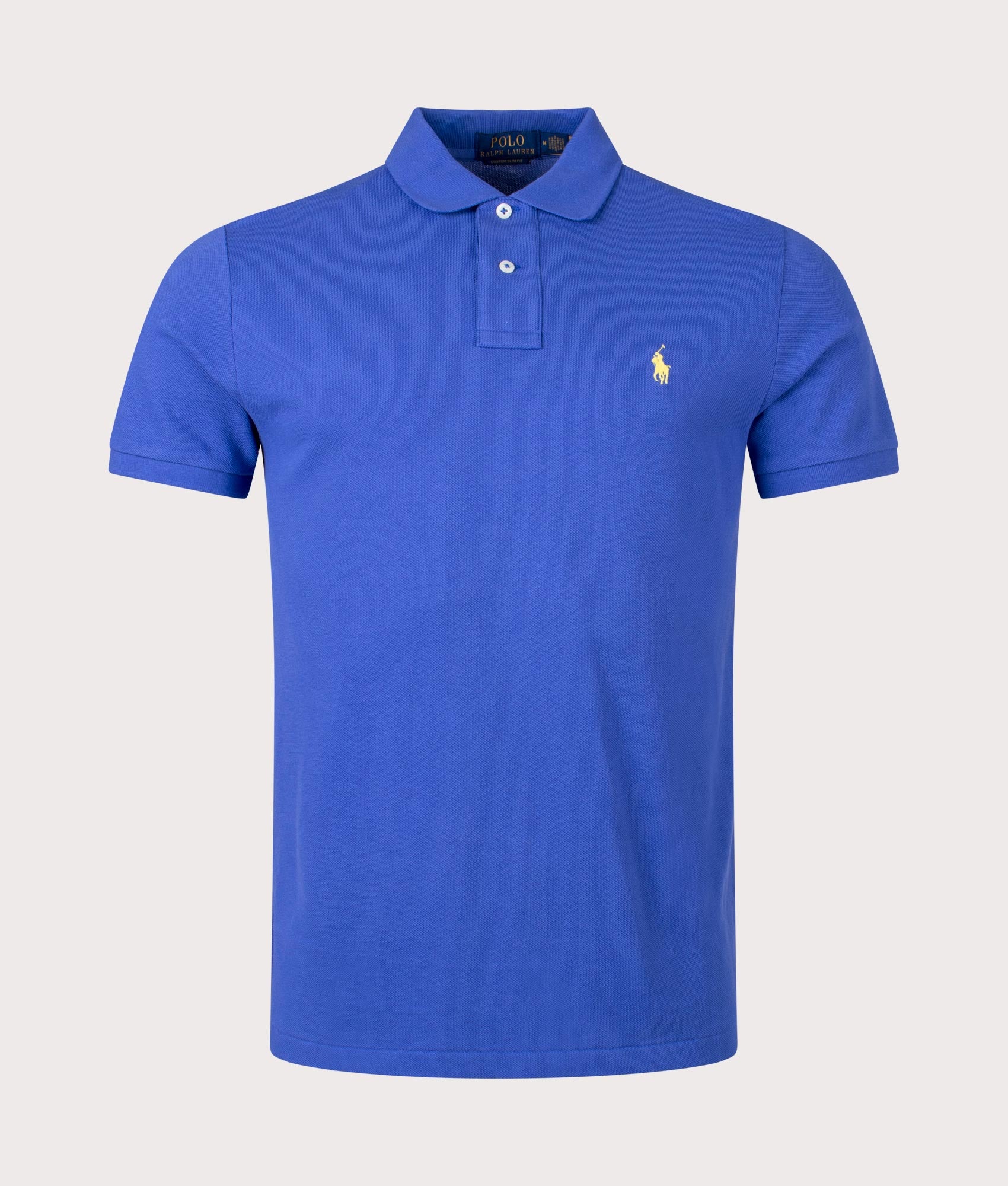 Custom Slim Fit Mesh Polo Shirt in Liberty | Polo Ralph Lauren | EQVVS