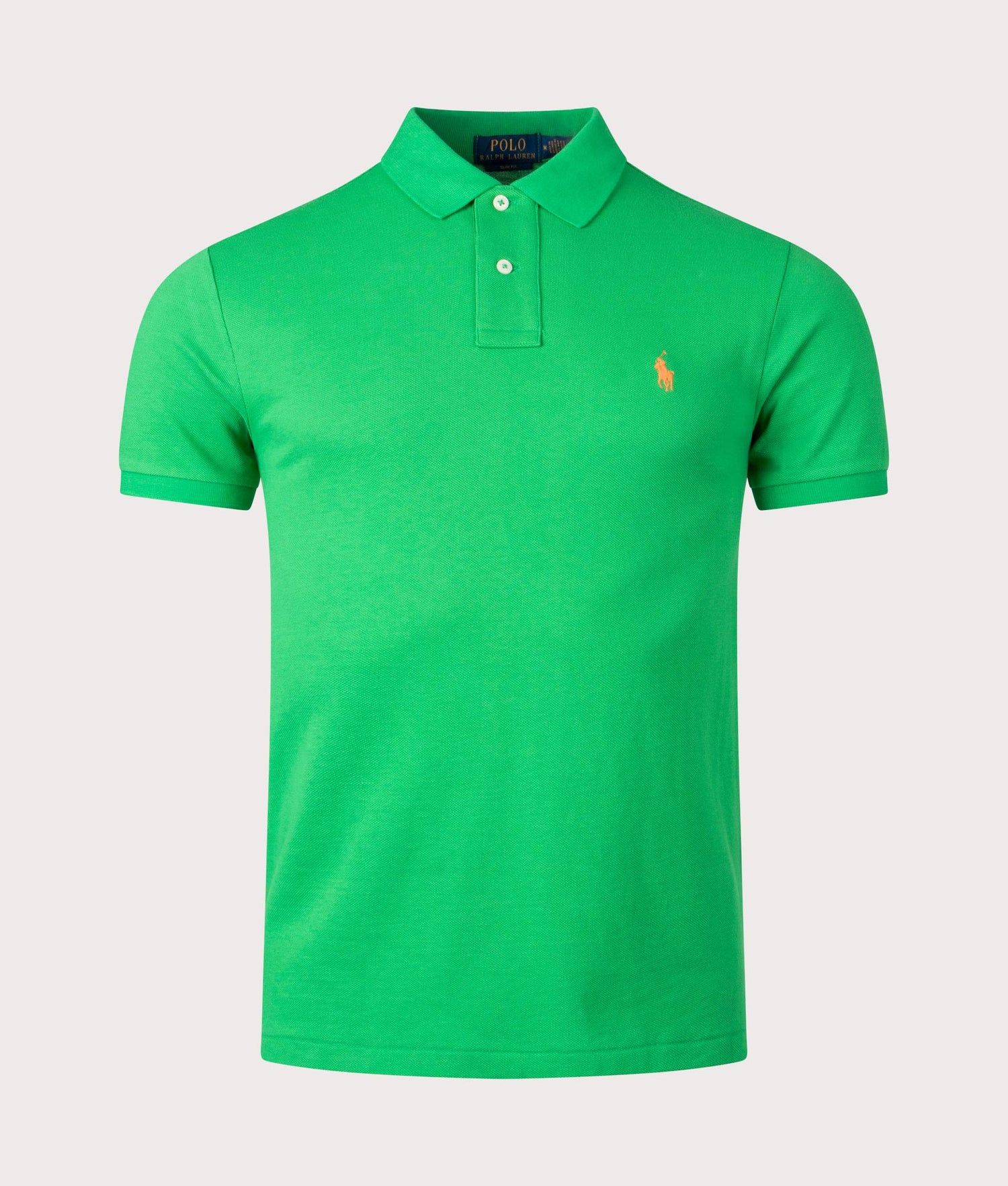 Slim Fit Mesh Polo Shirt in Preppy Green Polo Ralph Lauren EQVVS