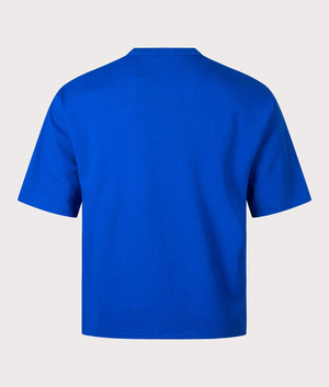 Relaxed Fit Big Pony Jersey T-Shirt in Sapphire Star by Polo Ralph Lauren. EQVVS Back Angle Shot.
