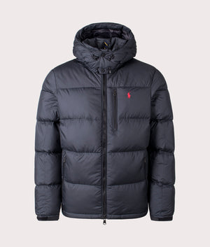 Polo Ralph Lauren Gorham Down Jacket Polo Black at EQVVS Menswear Front Shot