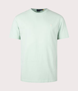 Classic Fit Jersey T-Shirt in Celadon by Polo Ralph Lauren. EQVVS Front Angle Shot.