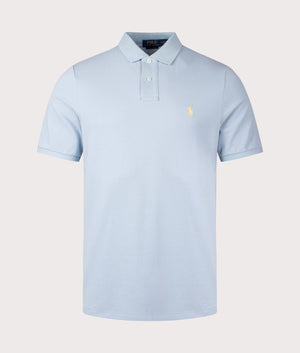 Ralph Lauren Classic Fit Mesh Polo Alpine Blue Front Shot