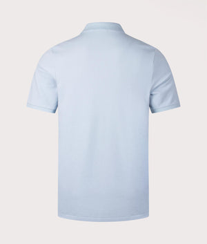 Ralph Lauren Classic Fit Mesh Polo Alpine Blue Back Shot