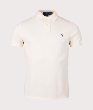 Custom Slim Mesh Polo Shirt Herbal Milk Polo Ralph Lauren EQVVS