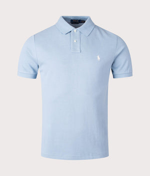 Vessel Blue Polo Shirt by Polo Ralph Lauren shot at EQVVS. Front image. 