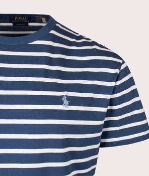 Polo Ralph Lauren Striped Jersey T-Shirt Blue/Nevis. EQVVS.