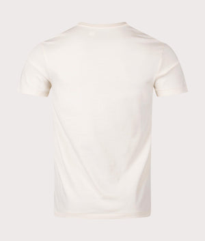 Custom Slim Fit Jersey T-Shirt in Herbal Milk by Polo Ralph Lauren. EQVVS Shot.