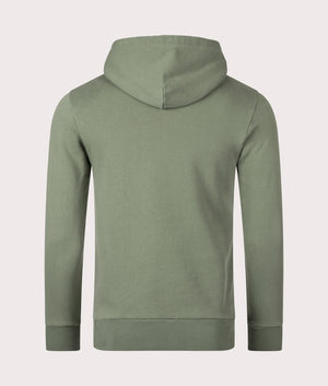 Loopback Fleece Hoodie in Cargo Green by Polo Ralph Lauren. EQVVS Shot.