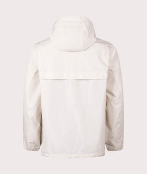 Zip Through Hooded Windbreaker Jacket in New Stone by Polo Ralph Lauren. EQVVS Shot.