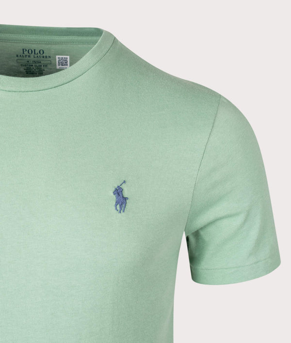 Mint green polo ralph lauren shirt on sale