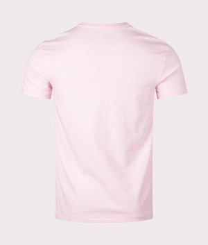 Custom Slim Fit Jersey T-Shirt in Hint of Pink by Polo Ralph Lauren. EQVVS Shot.