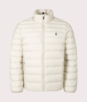 Polo Ralph Lauren, The Colden Packable Jacket, basic sand, Eqvvs Menswear, front shot angle