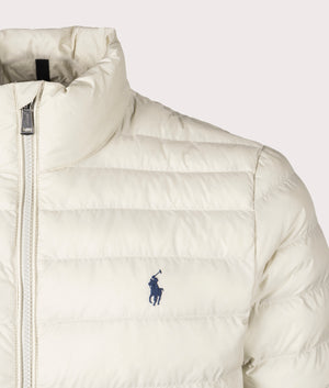 Polo Ralph Lauren, The Colden Packable Jacket, basic sand, Eqvvs Menswear, detailed shot angle