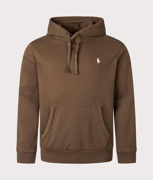 Loopback Fleece Hoodie in Pale Russet from Polo Ralph Lauren. Front angle shot at EQVVS.