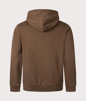 Loopback Fleece Hoodie in Pale Russet from Polo Ralph Lauren. Back angle shot at EQVVS.