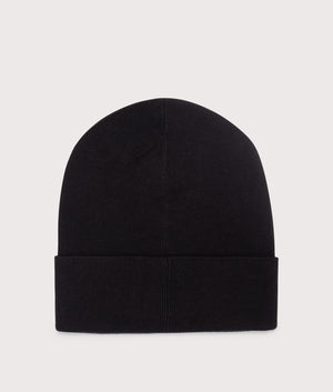 Polo Ralph Lauren Rib Knit Cotton Beanie in Polo Black. EQVVS Back Shot