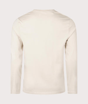 Long Sleeve Loungewear T-Shirt in Stoneware Grey by Polo Ralph Lauren. EQVVS Shot.