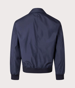 Polo Ralph Lauren Packable Windbreaker Jacket in Navy. Back Shot at EQVVS.