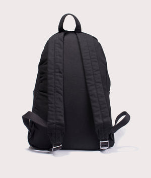 Polo Ralph Lauren Canvas Backpack in Black. Back Shot at EQVVS