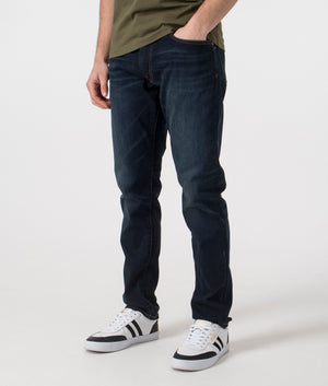 Polo Ralph Lauren Active Taper Jeans. Shot at EQVVS. Angle shot.