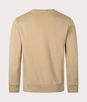 Loopback Sweatshirt in Desert Khaki by Polo Ralph Lauren. Shot at EQVVS Reverse image. 