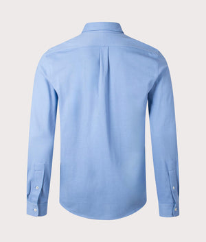 Polo Ralph Lauren Featherweight Mesh Shirt Campus Blue at EQVVS Menswear Back Shot