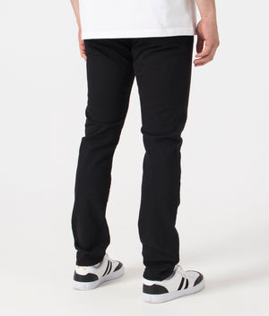 Polo Ralph Lauren Slim Fit Sullivan Stretch Jeans in HDN Black. Back angle shot at EQVVS.