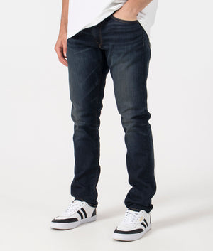 Polo Ralph Lauren Slim Fit Sullivan Jeans in Murphy Stretch. Side angle model shot at EQVVS. 