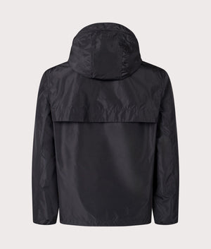 Polo Ralph Lauren Full Zip Hooded Jacket in Polo Black at EQVVS. Back Shot. 