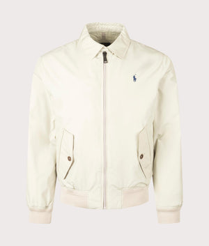 Ralph Lauren, Packable Windbreaker Jacket, stoneware grey, Eqvvs Menswear, front shot angle
