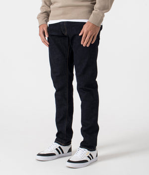 Polo Ralph Lauren Straight Leg Parkside Active Taper Stretch Jean, 99% Cotton at EQVVS. Side Shot. 