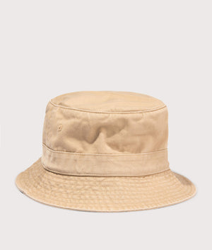 Polo Ralph Lauren Chino Bucket Hat in Cafe Tan Beige. EQVVS Back Shot.