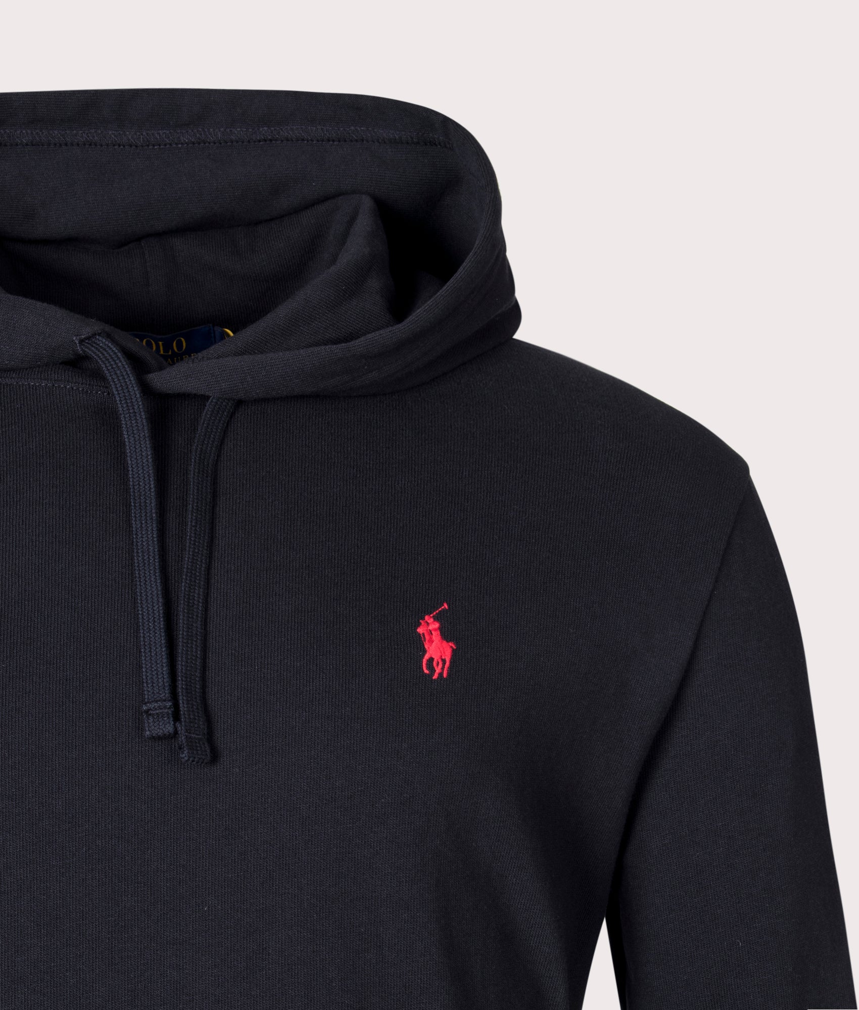 Black polo clearance hoodie