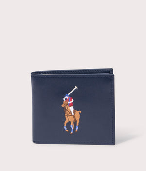 Billfold-with-Coin-pocket-Wallet-001-Navy/Multi-Pony-Polo-Ralph-Lauren-EQVVS