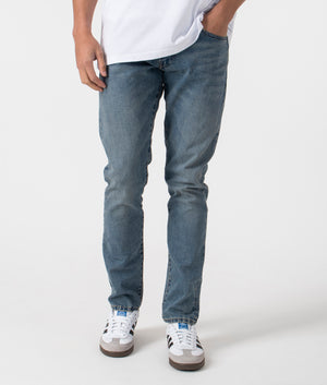 Polo Ralph Lauren Slim Fit Stretch Sullivan Jeans in Dixon Stretch, 99% Cotton at EQVVS. Front Shot. 