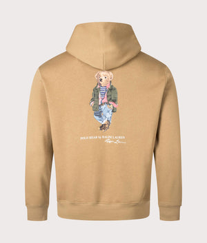 Polo Ralph Lauren Polo Bear Hoodie in Camel . Back Shot at EQVVS