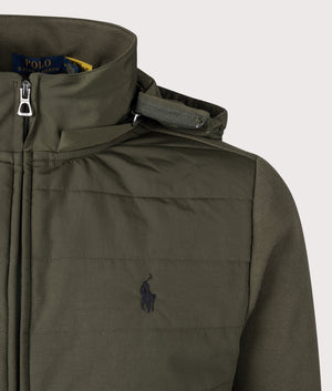 Polo Ralph Lauren Armadillo Green and Windsor Heather. EQVVS Detail Shot