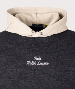 Logo Colour-Blocked Double Knit Hoodie, Ralph Lauren, eqvvs detailed shot photo