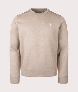 Ralph Lauren, Double-Knit Sweatshirt, Adirondack Heather, Eqvvs Menswear, front shot angle