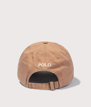 Polo Ralph Lauren Classic Sport Cap in Rustic Tan. EQVVS Back Shot.