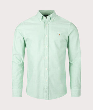 Ralph lauren oxford shirt green hotsell