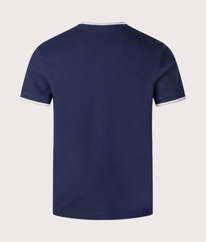 Polo Ralph Lauren Classic Fit Stretch Mesh T-Shirt in Navy. EQVVS back shot.