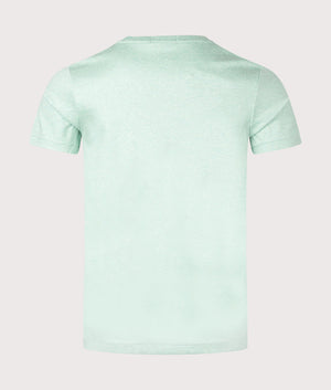 Polo Ralph Lauren Custom Slim Fit Pima T-Shirt in Celadon. Back Shot at EQVVS.