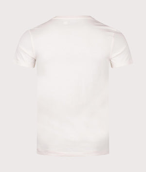 Polo Ralph Lauren Custom Slim Fit Jersey T-Shirt in Antique Cream. Back Shot at EQVVS.