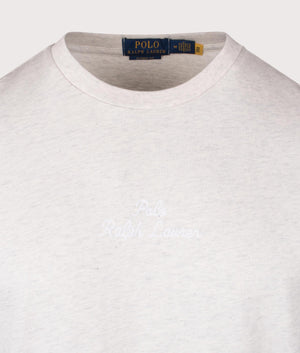 Polo Ralph Lauren Classic Fit Embroidered T-Shirt in Soho Heather. Shot at EQVVS. 