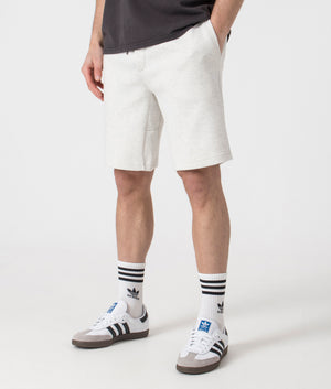 Regular Fit Double Knit Athletic Sweat Shorts