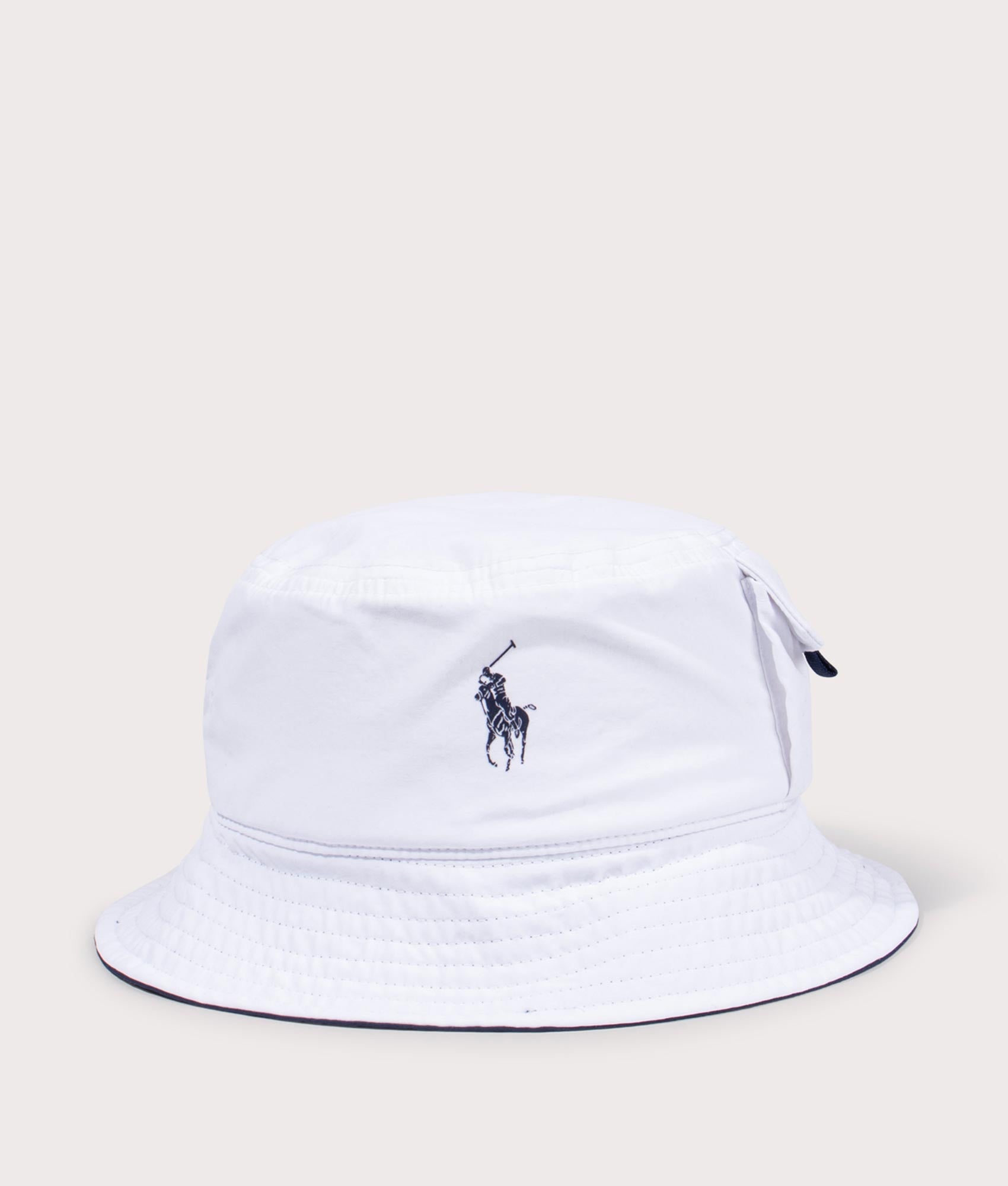 Perf Bucket Hat in White | Polo Ralph Lauren | EQVVS