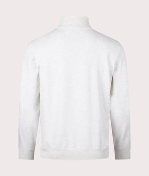 Polo Ralph Lauren Quarter Zip Sweatshirt Natural Back Shot at EQVVS