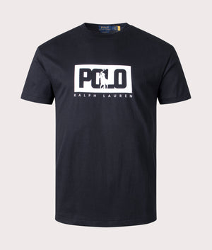 Classic-Fit-Logo-T-Shirt-Black-Polo-Ralph-Lauren-EQVVS-Front-Image